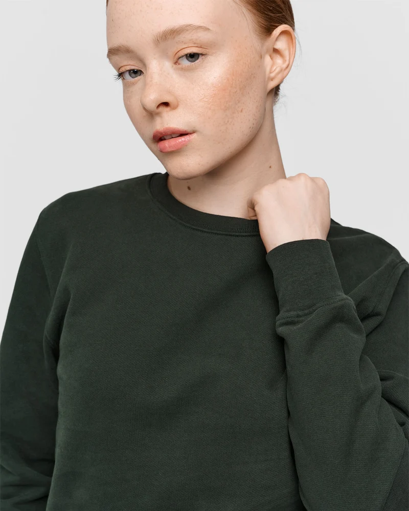The Unisex Sweatshirt - Dark Green