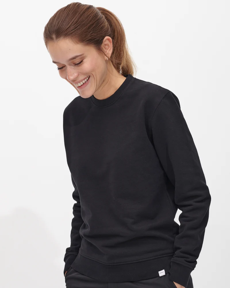 The Unisex Sweatshirt - Washed Black