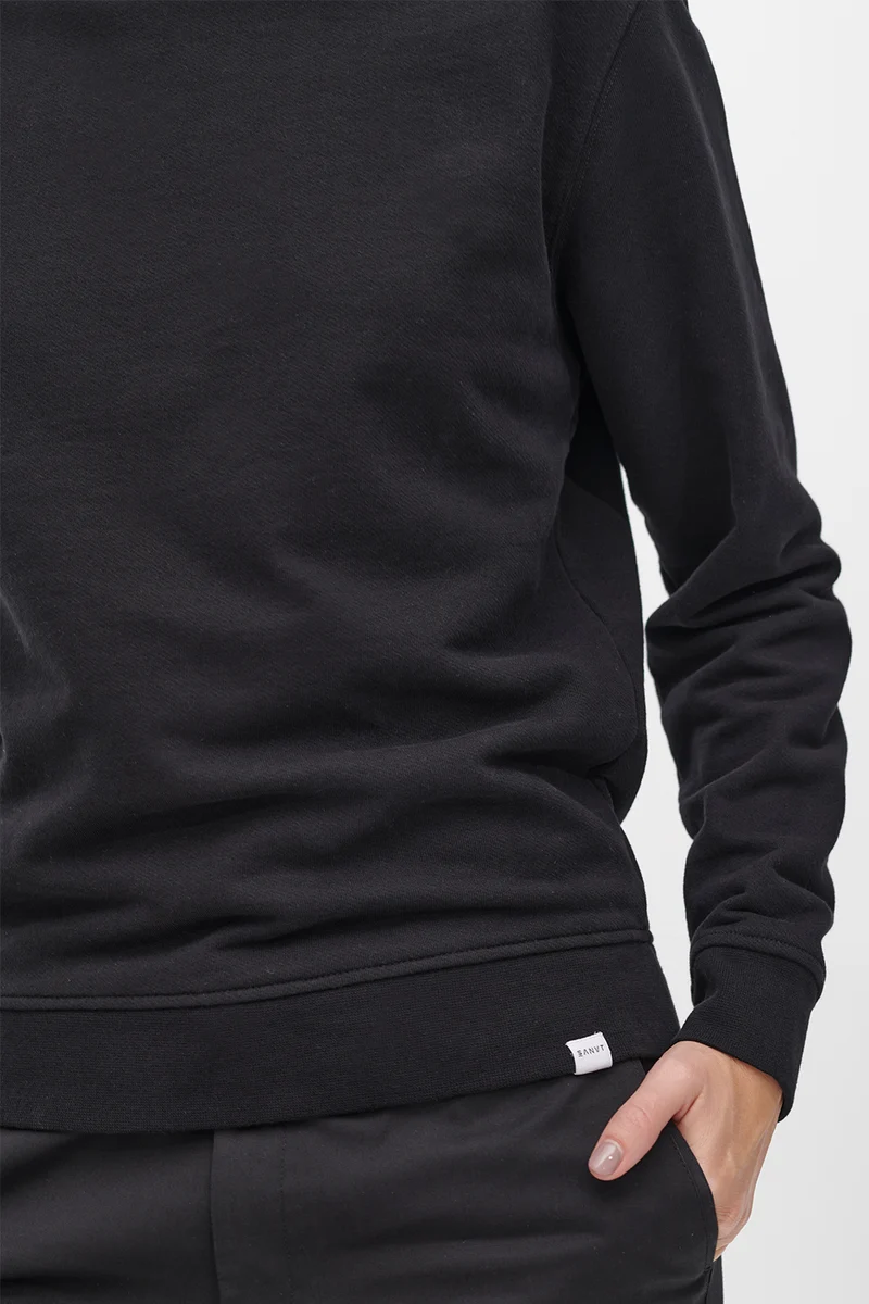The Unisex Sweatshirt - Washed Black