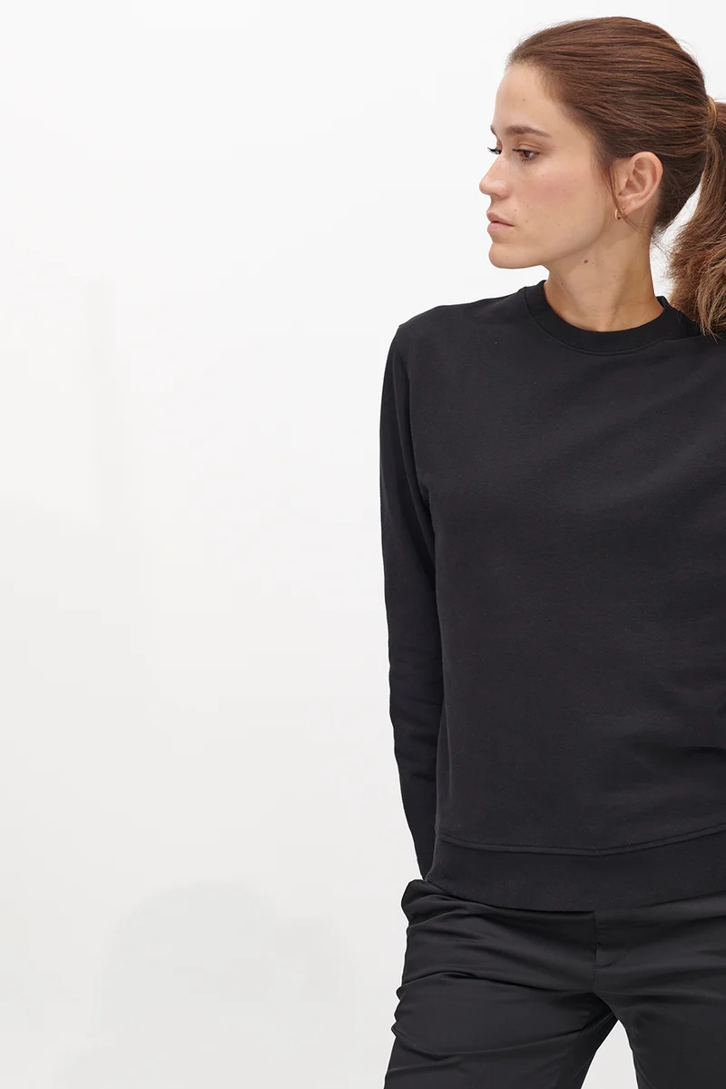 The Unisex Sweatshirt - Washed Black