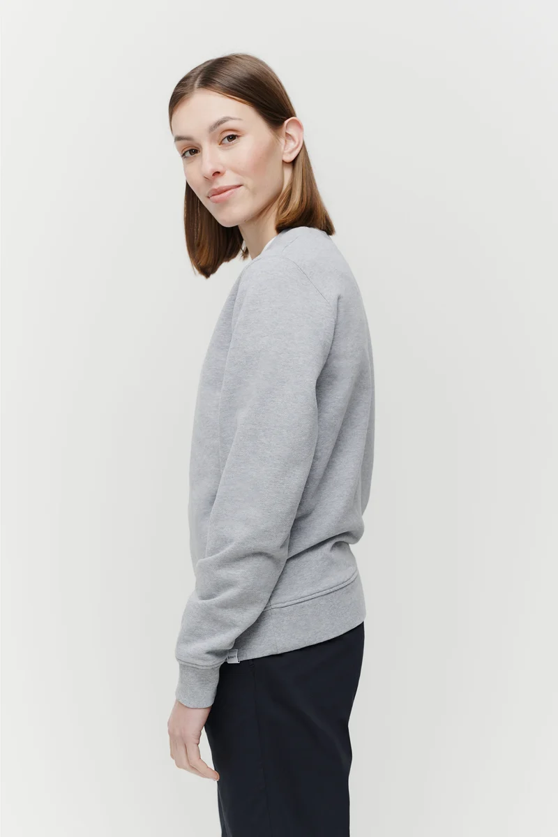 The Unisex Sweatshirt - Grey Melange