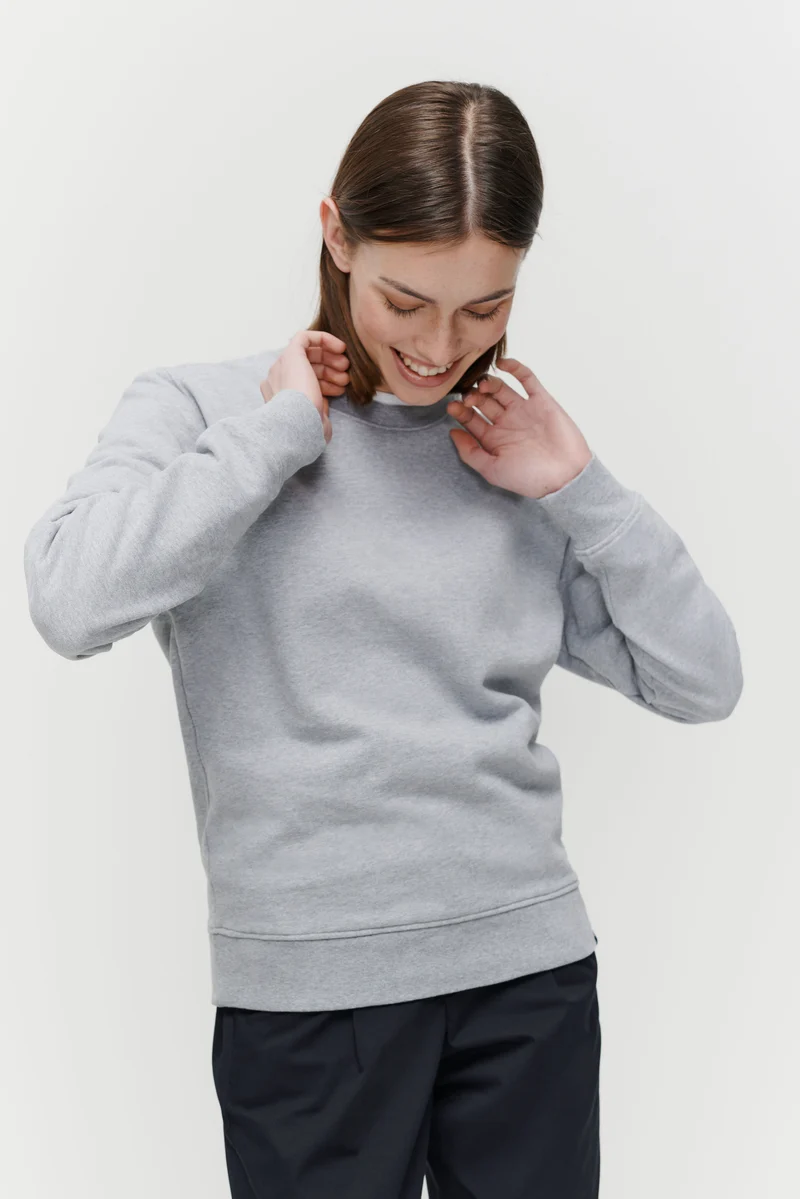 The Unisex Sweatshirt - Grey Melange