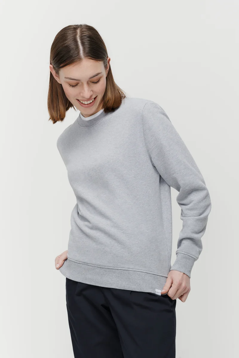 The Unisex Sweatshirt - Grey Melange