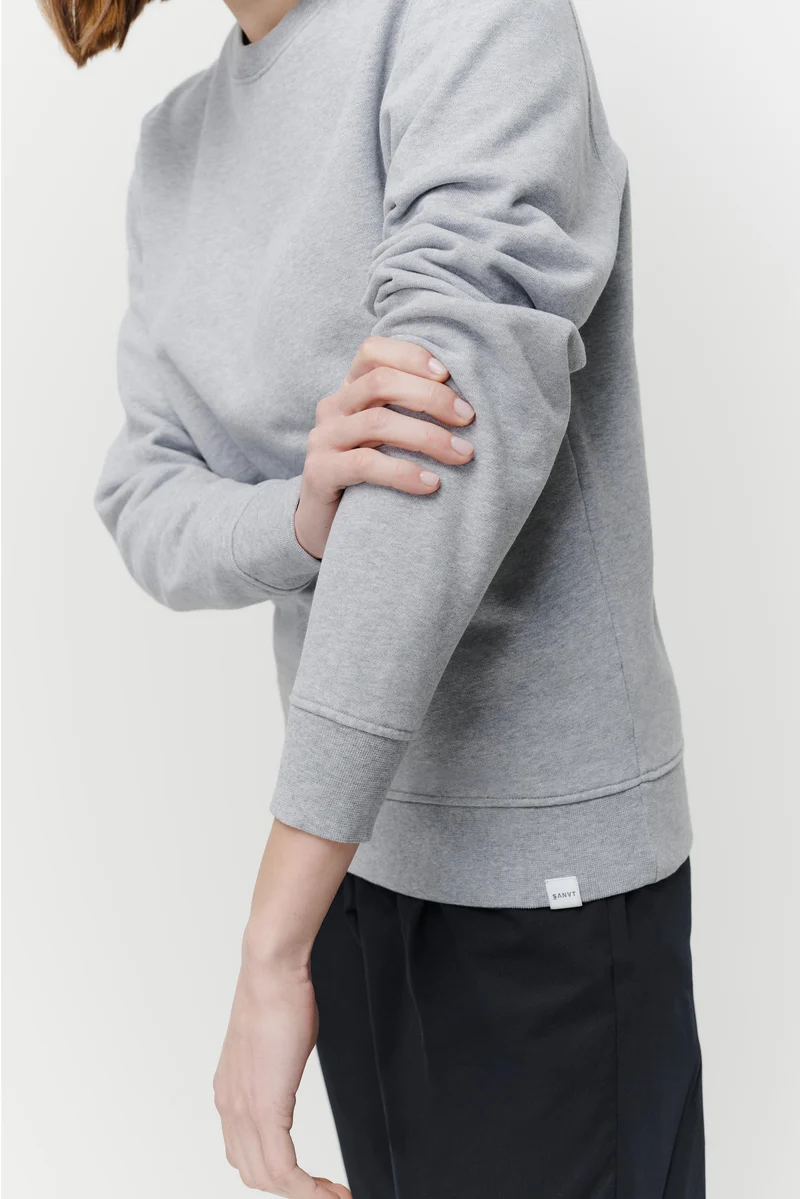 The Unisex Sweatshirt - Grey Melange