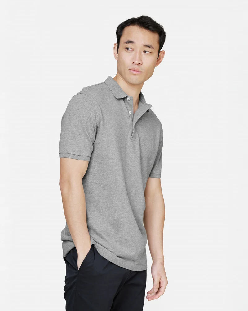 The Perfect Polo Shirt - Grey Melange
