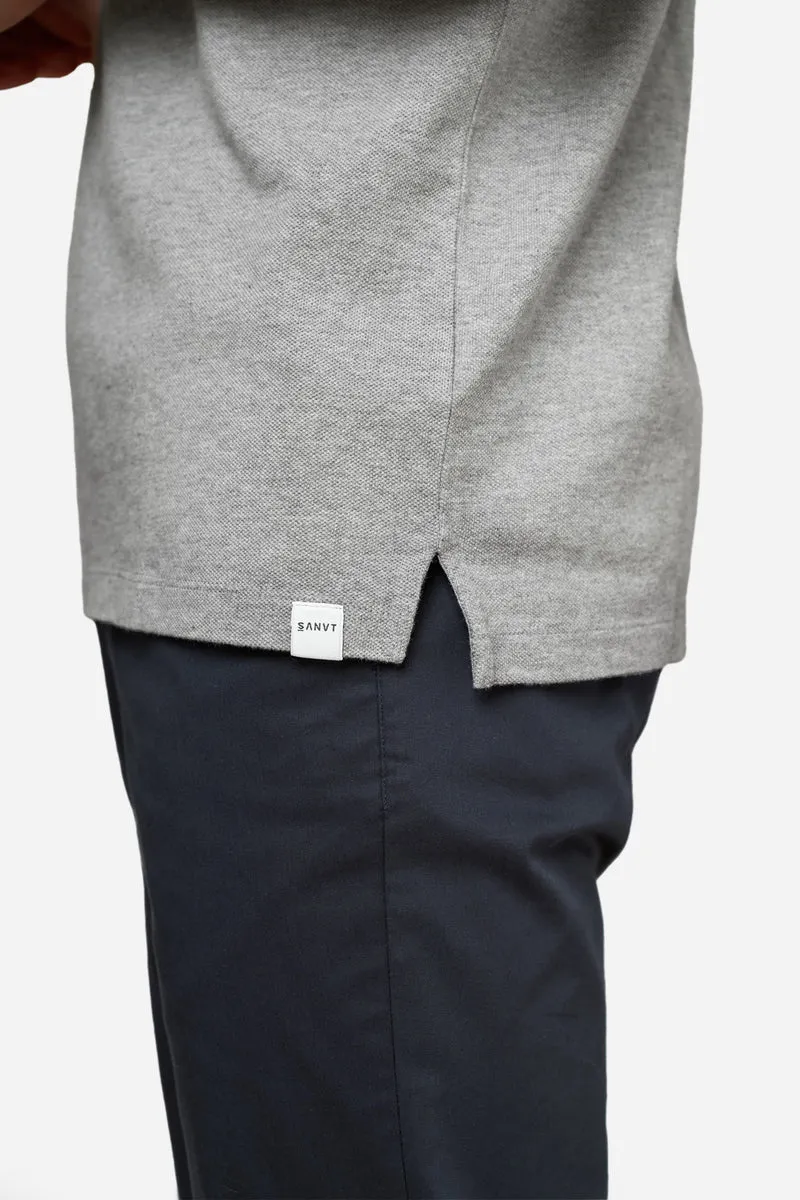 The Perfect Polo Shirt - Grey Melange