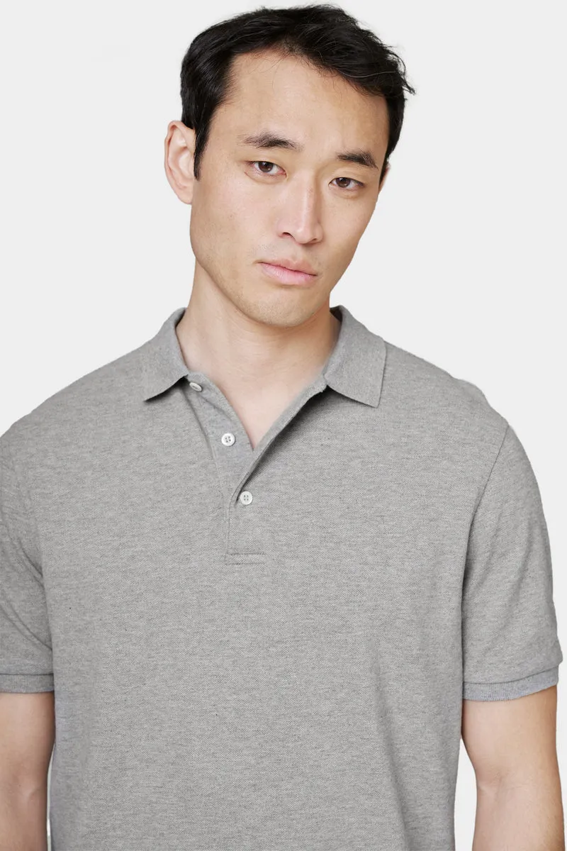 The Perfect Polo Shirt - Grey Melange
