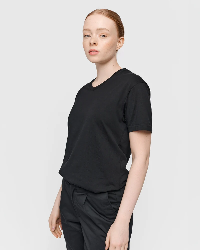 The Unisex V-Neck - Black
