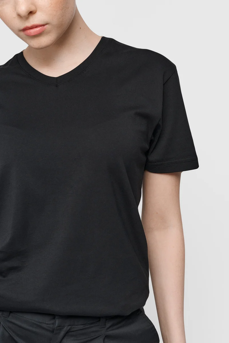 The Unisex V-Neck - Black