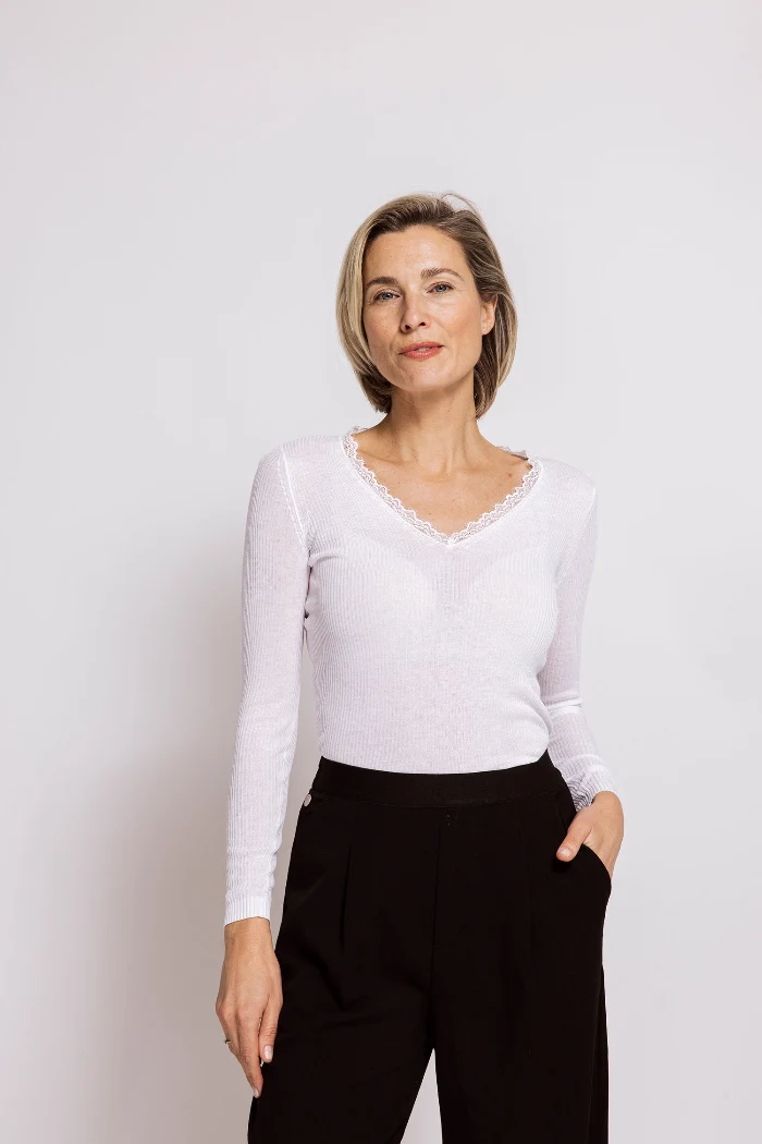 Zhrill Longsleeve Riley white