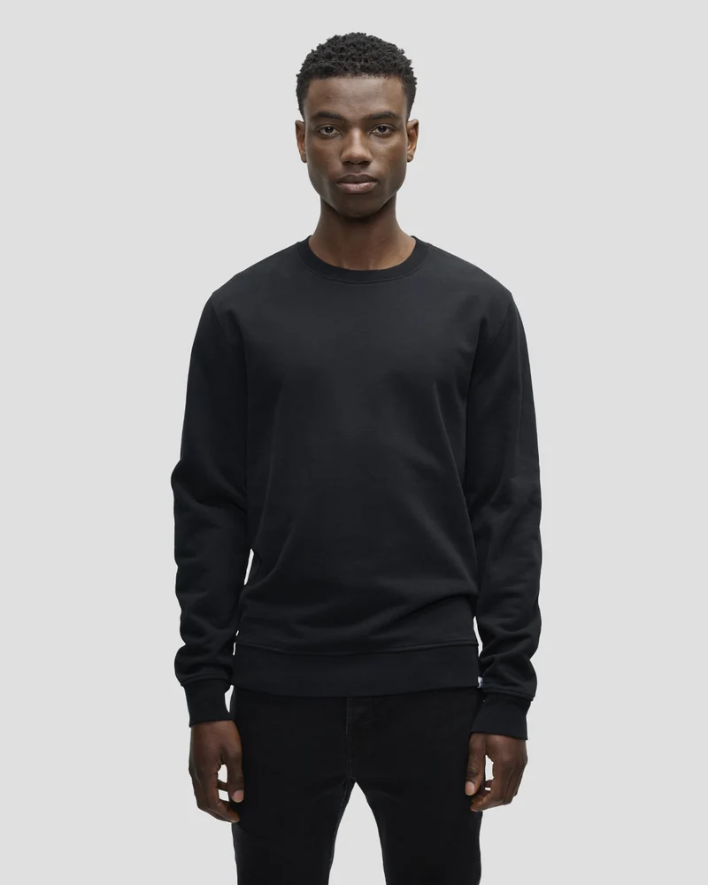 The Perfect Sweatshirt - Washed Black