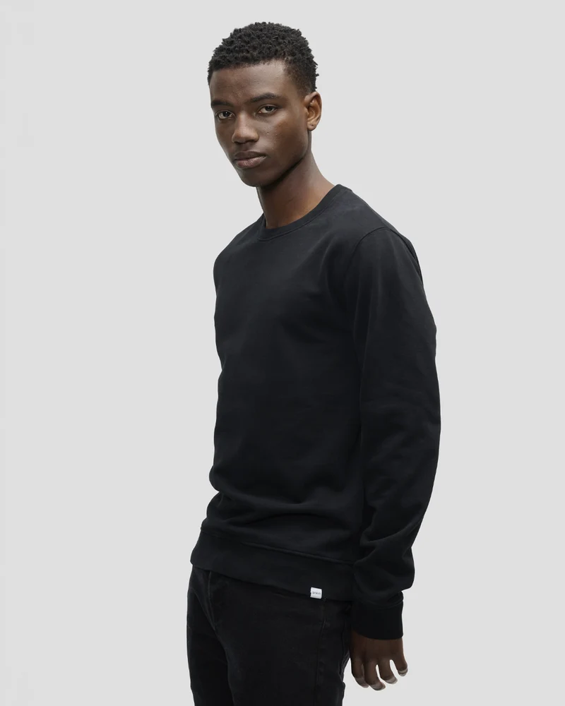 The Perfect Sweatshirt - Washed Black