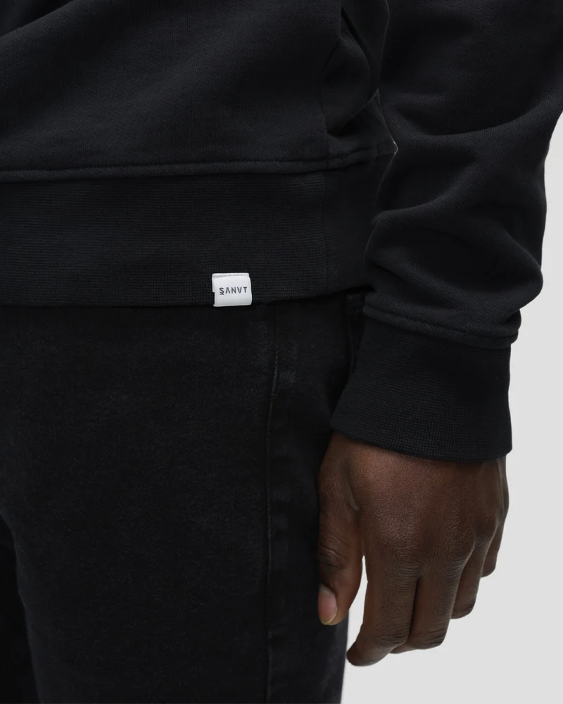 The Perfect Sweatshirt - Washed Black