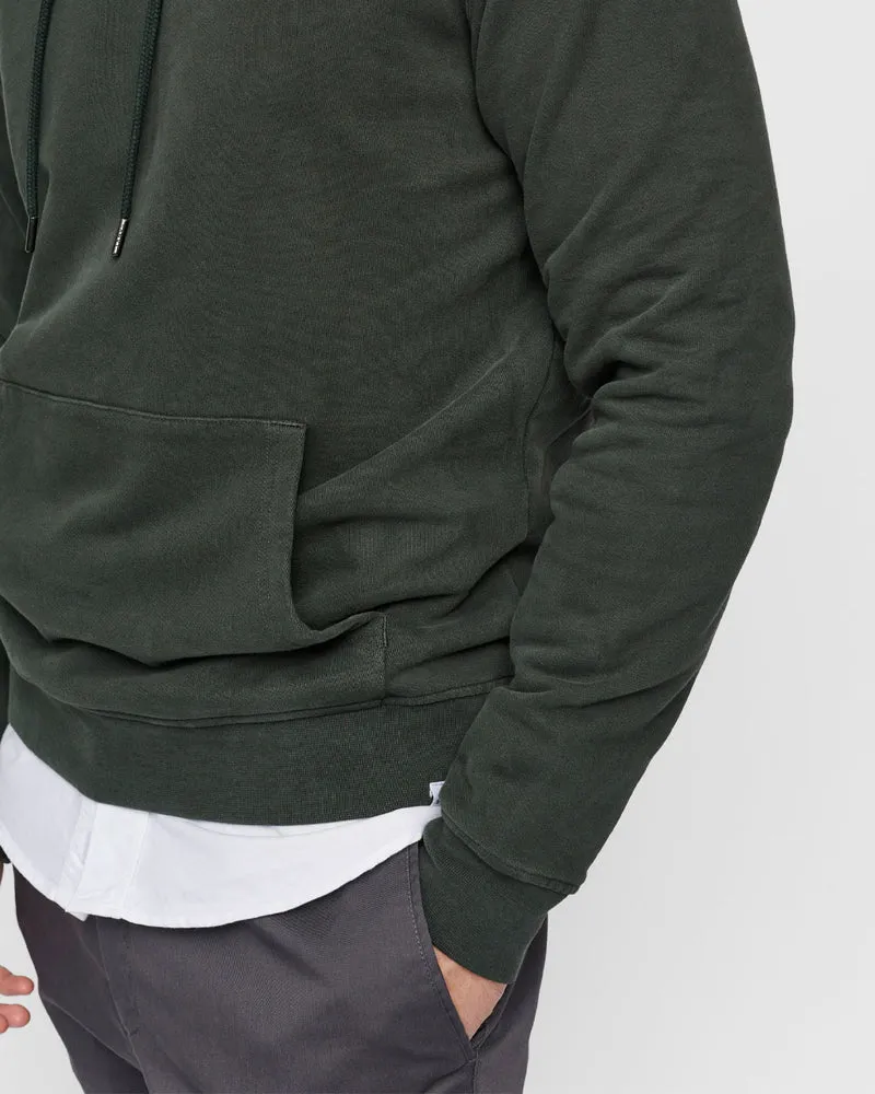 The Hooded Sweatshirt - Dark Green