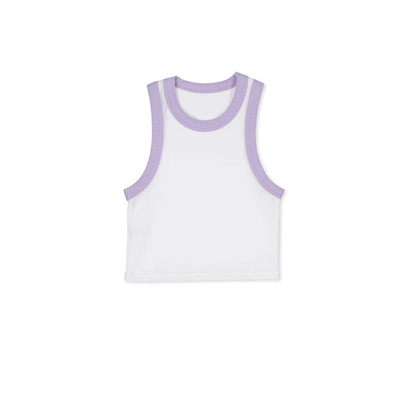 Rib Top Cropped