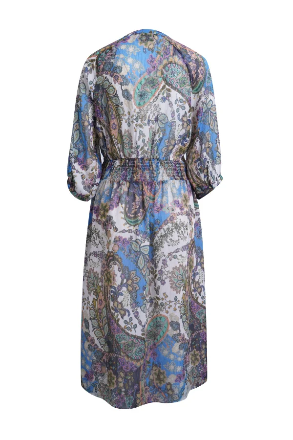 Smith & Soul Kleid saphire print