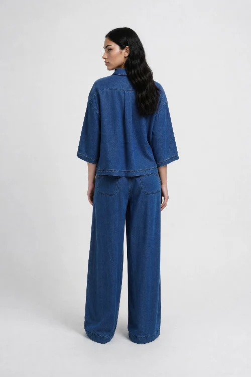 Smith & Soul Polobluse denim