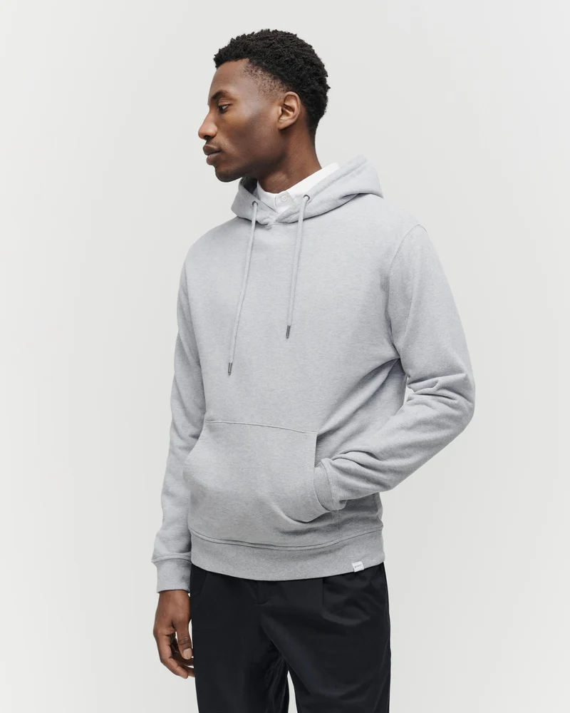 The Hooded Sweatshirt - Grey Melange