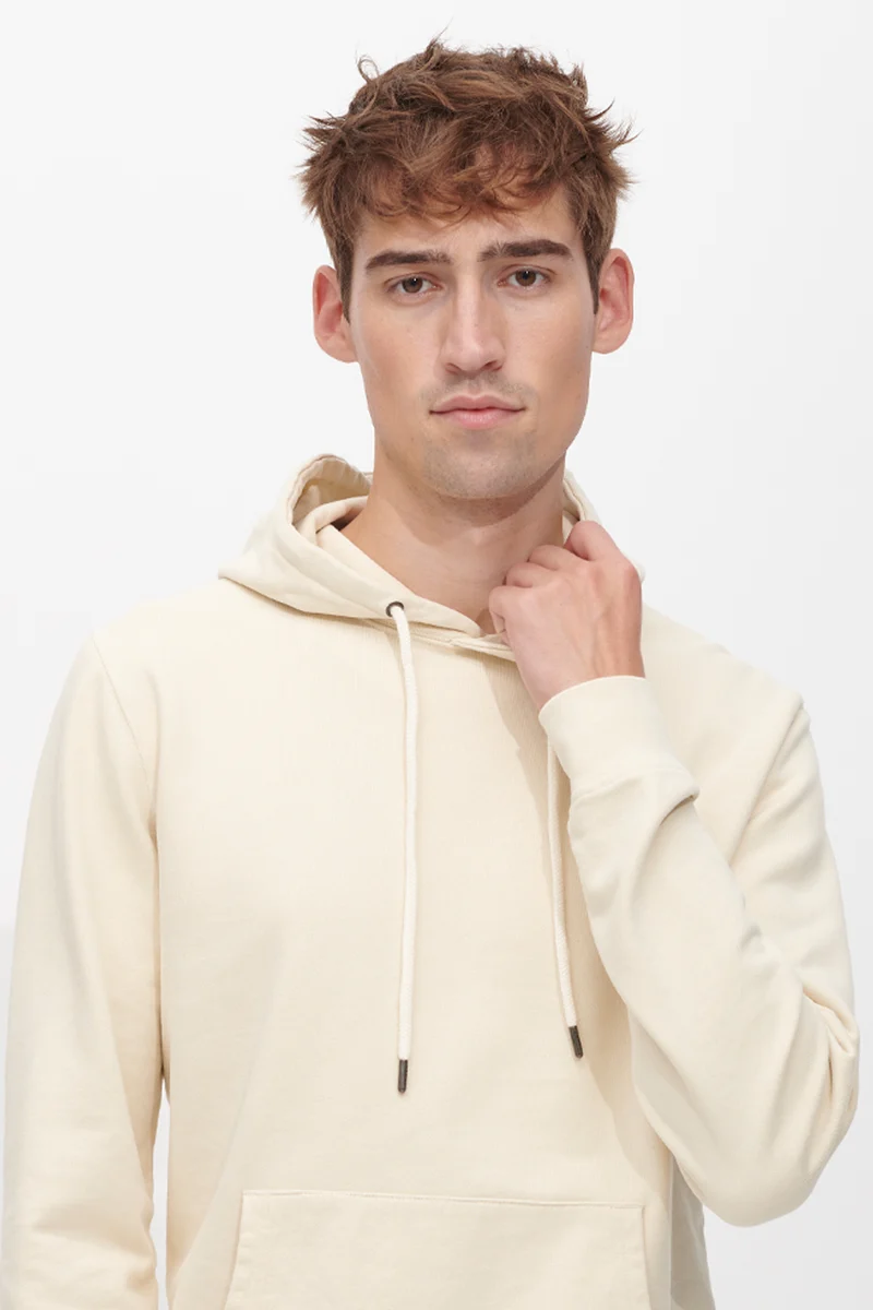 The Hooded Sweatshirt - Beige