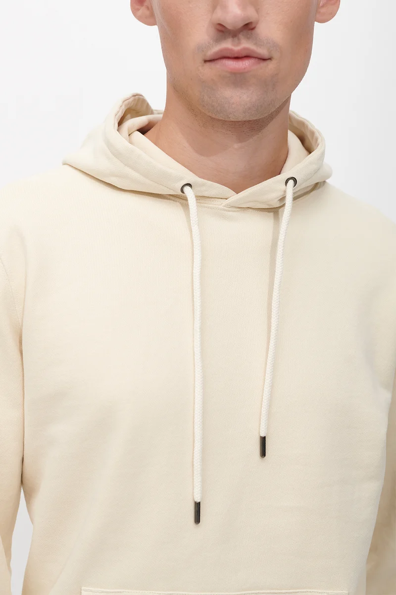 The Hooded Sweatshirt - Beige