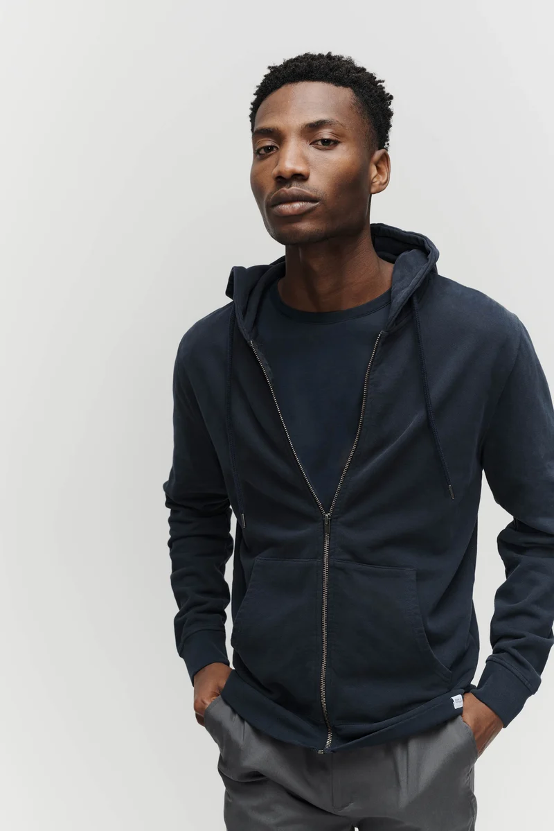 The Zip Hoodie - Navy