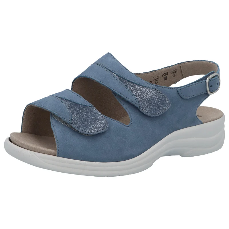 Solidus Komfort Sandalen Damen Petrol