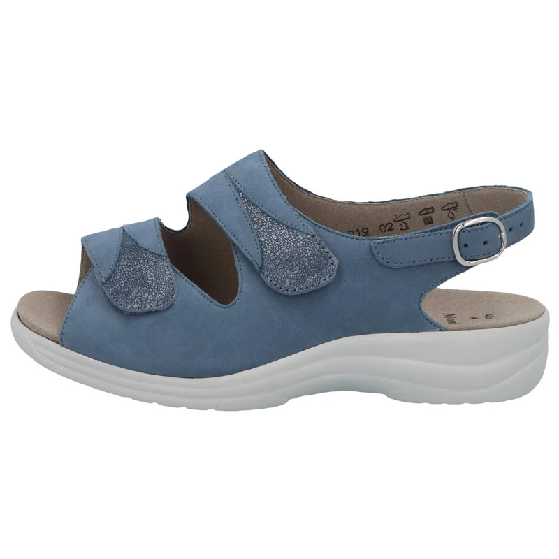 Solidus Komfort Sandalen Damen Petrol