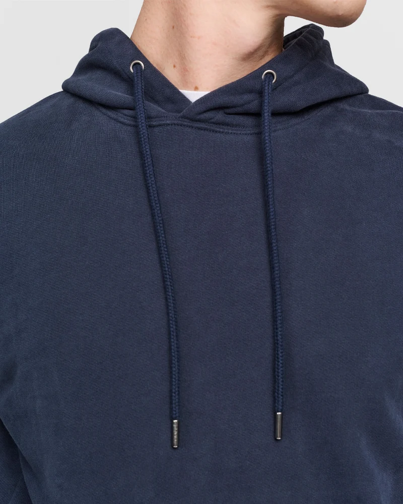 The Hooded Sweatshirt - Navy