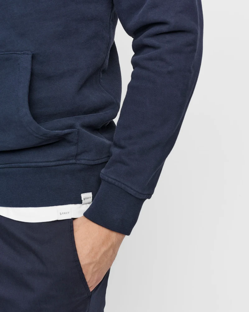 The Hooded Sweatshirt - Navy