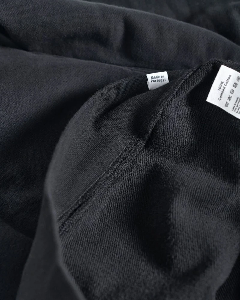The Hooded Sweatshirt - Washed Black