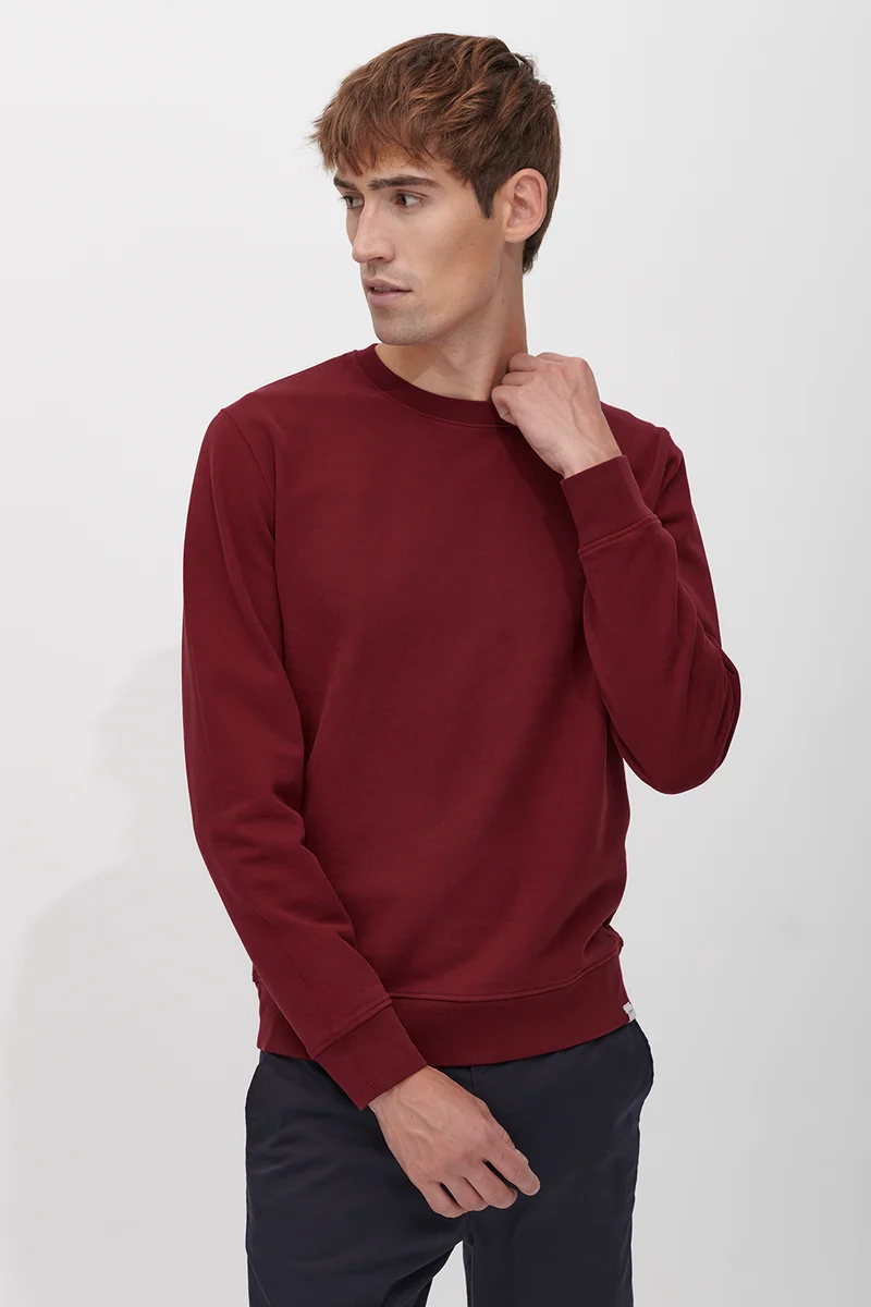 The Perfect Sweatshirt - Dark Red