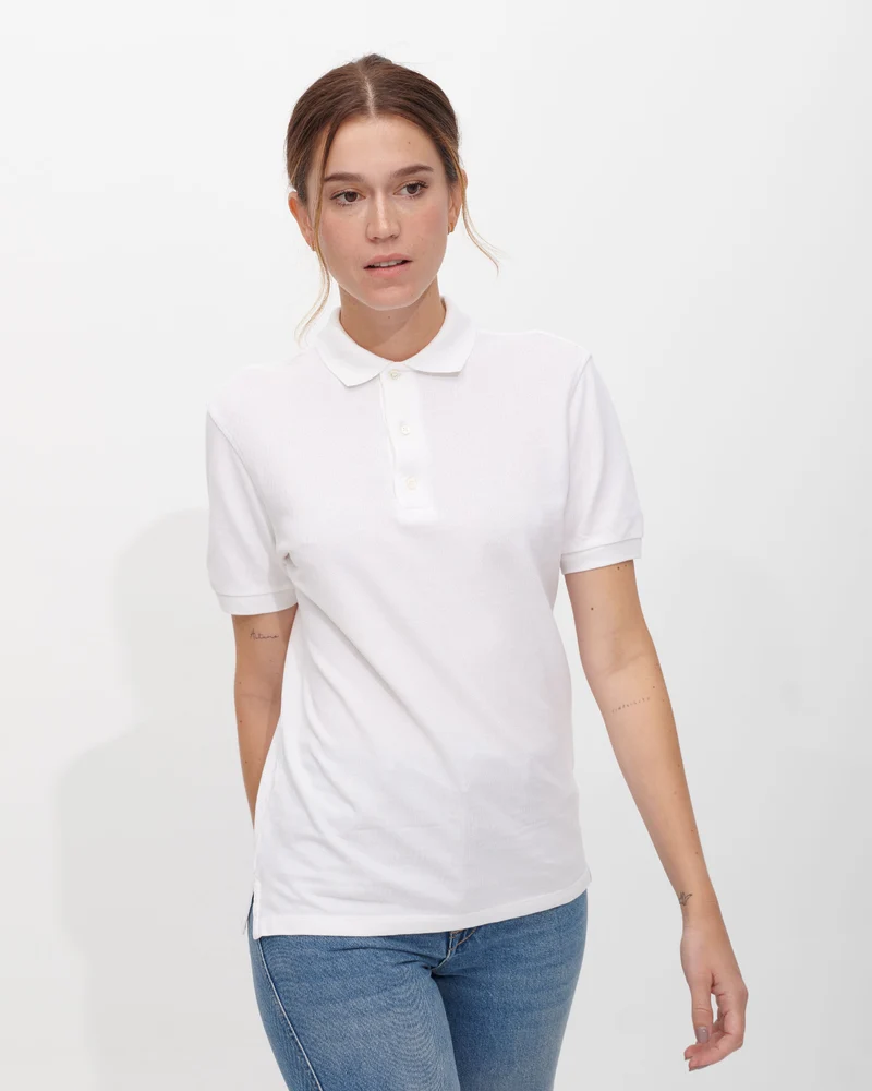 The Unisex Polo Shirt - White