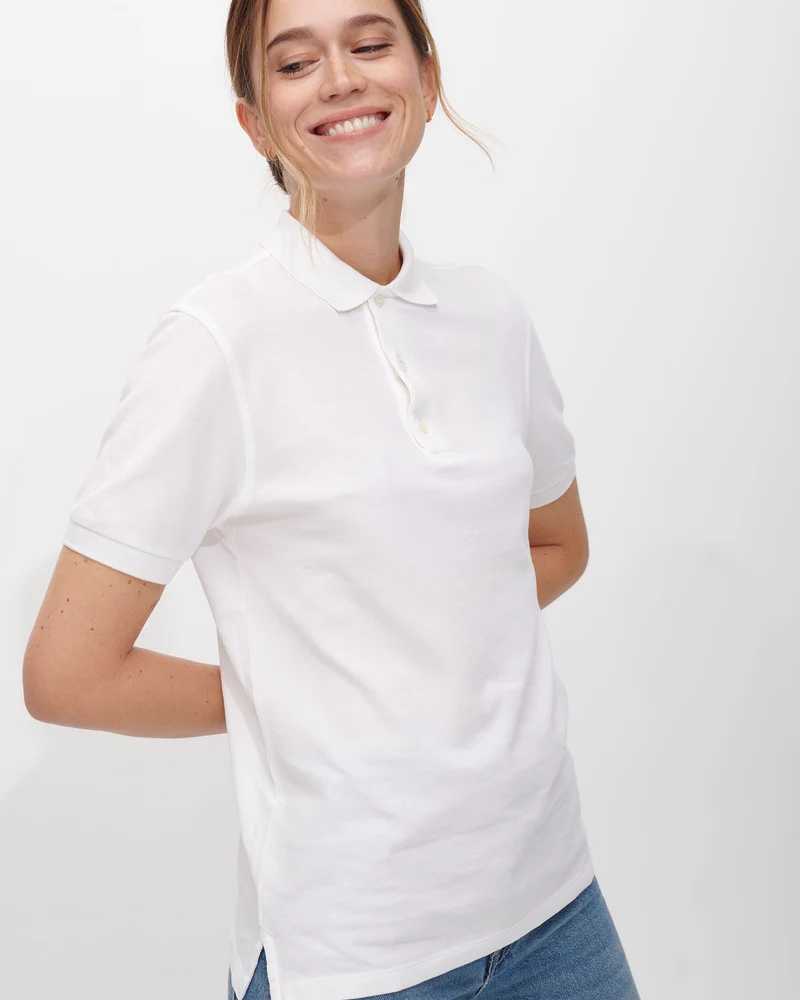 The Unisex Polo Shirt - White