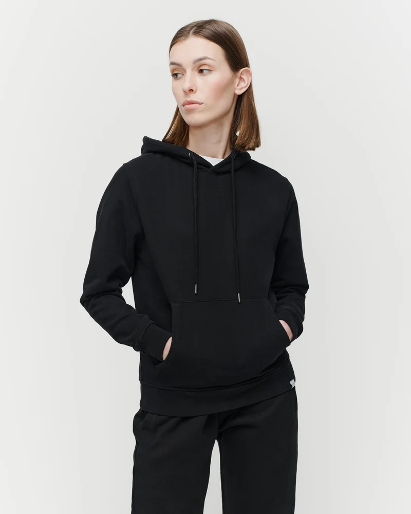 The Unisex Hoodie - Washed Black