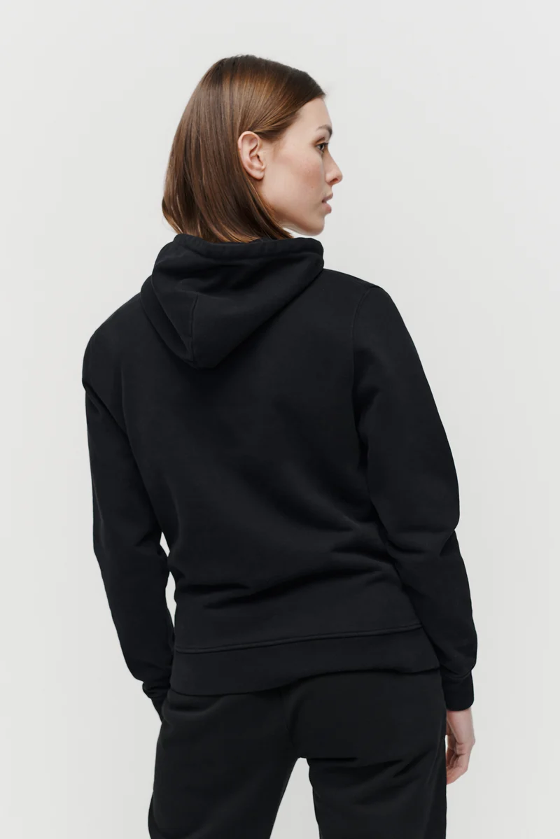 The Unisex Hoodie - Washed Black