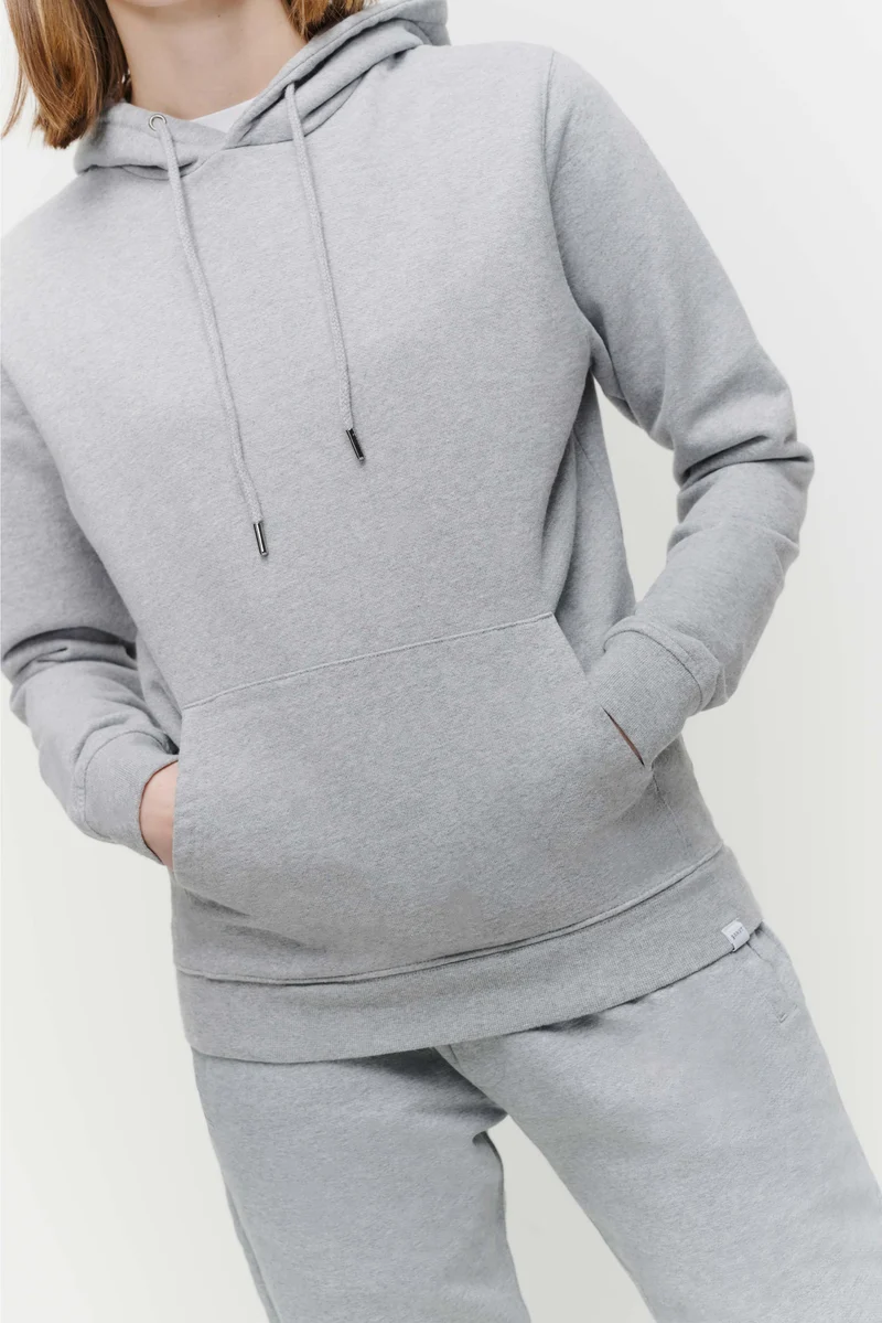 The Unisex Hoodie - Grey Melange