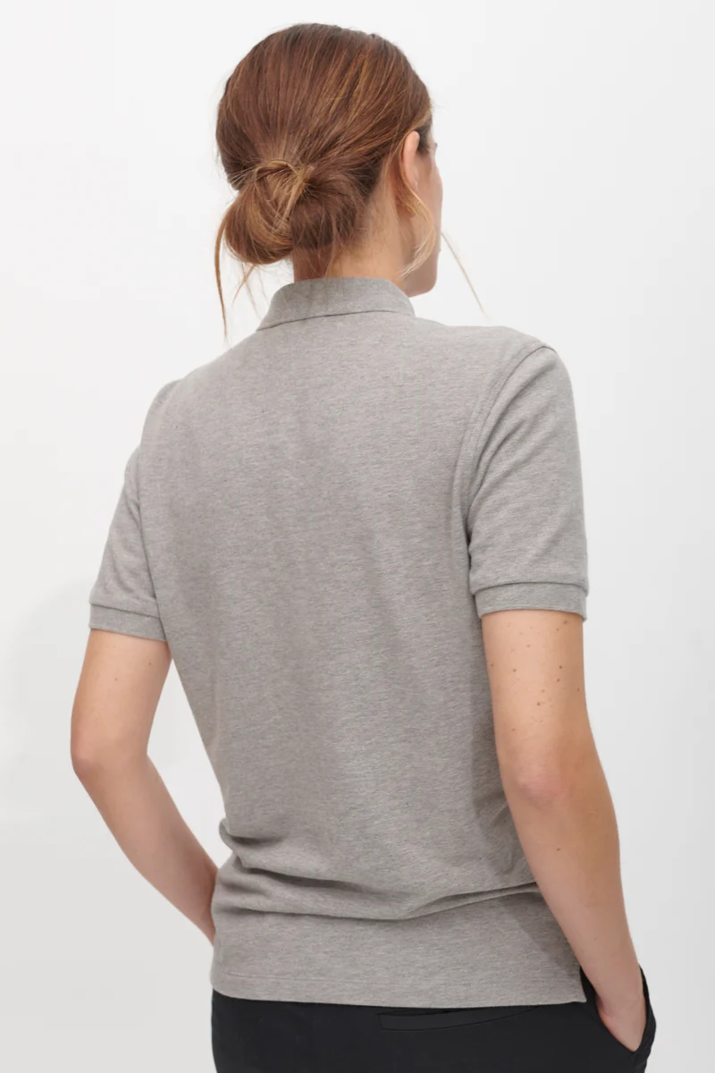 The Unisex Polo Shirt - Grey Melange