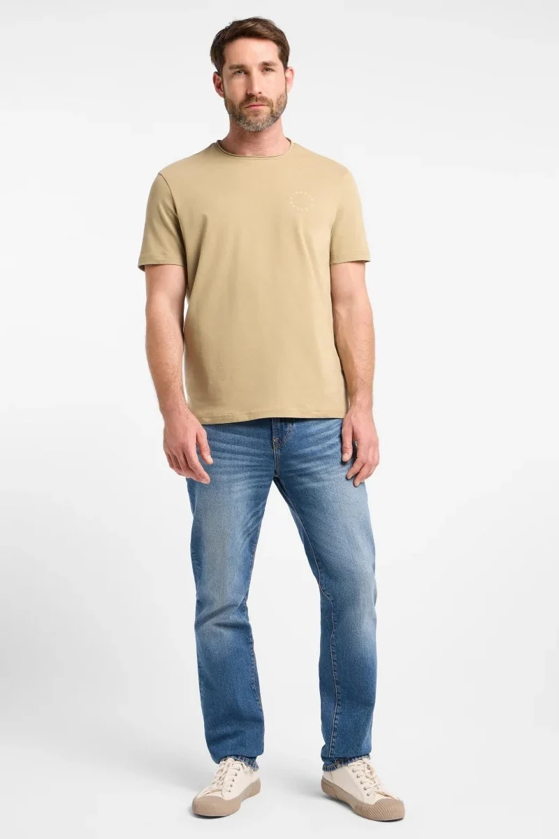 Elbsand Men T-Shirt Pave desert brown