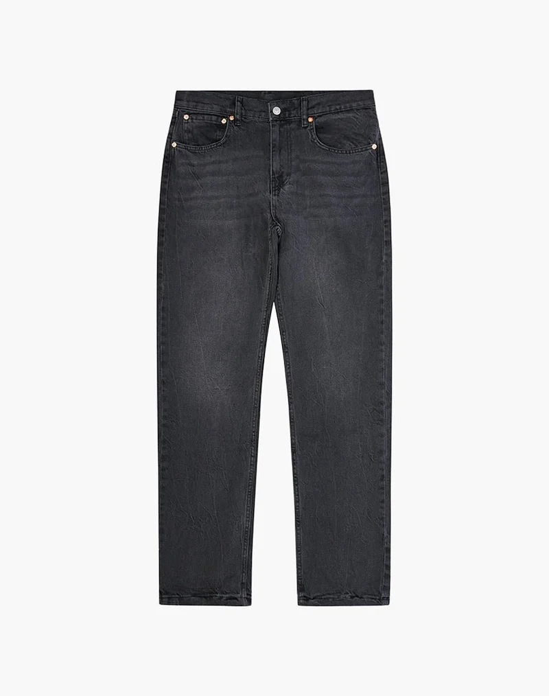 STRAIGHT FIT DENIM (BLACK)
