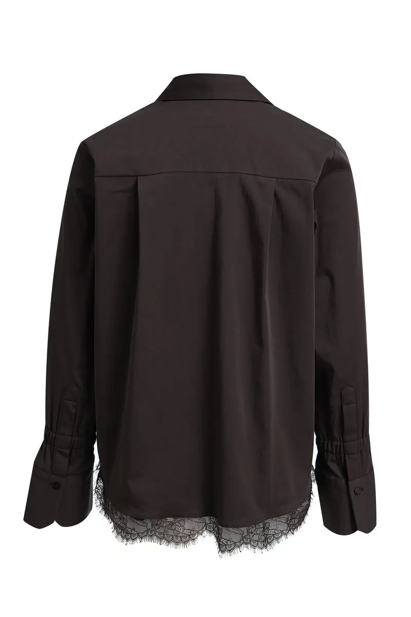 Milano Bluse mocca
