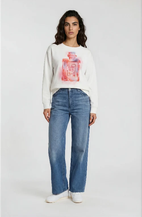 Milano Sweatshirt mit Print offwhite