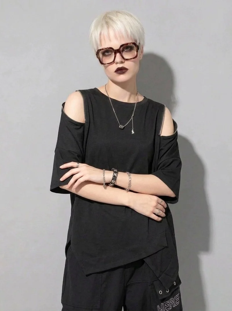 Punky Convertible Zip T-Shirt