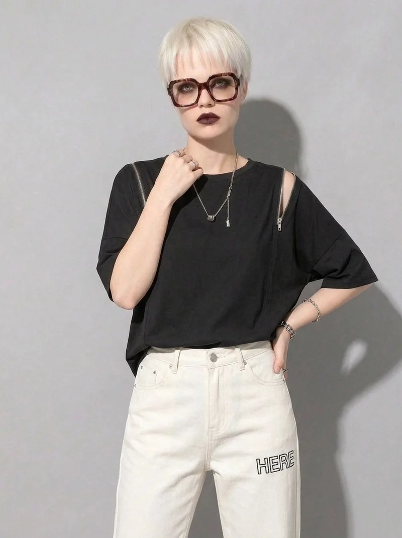 Punky Convertible Zip T-Shirt