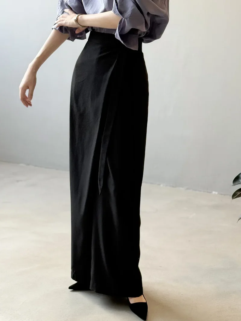 Shadow Wrap Trousers – Black