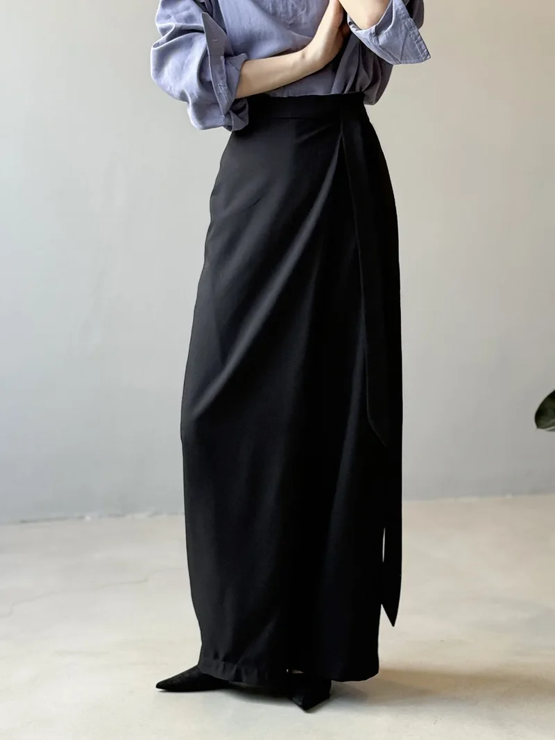 Shadow Wrap Trousers – Black