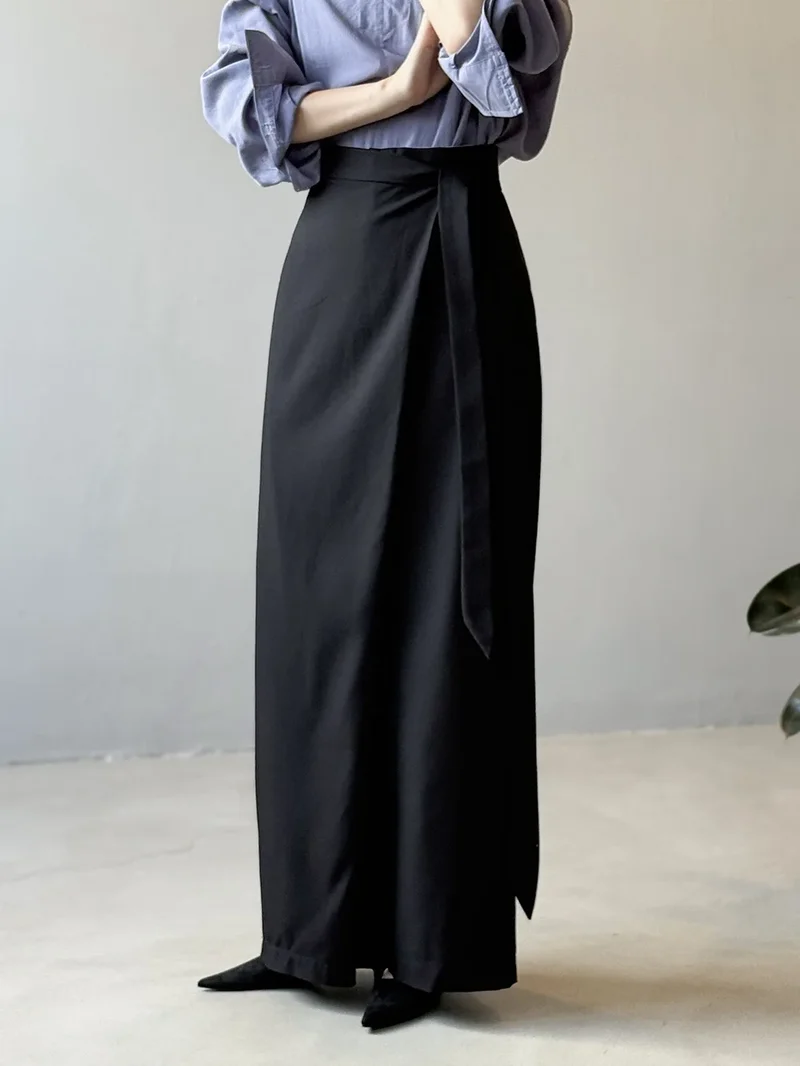 Shadow Wrap Trousers – Black
