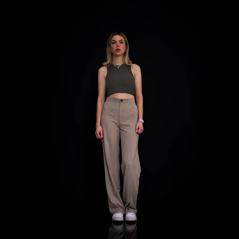 Rib Top Cropped