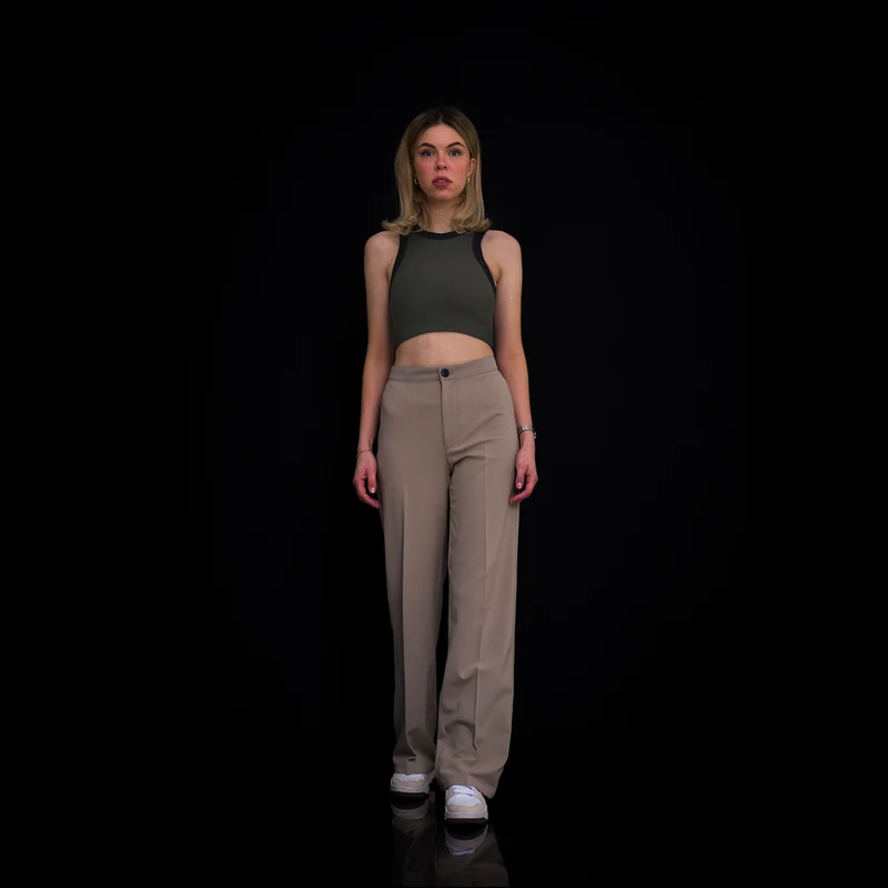 Rib Top Cropped