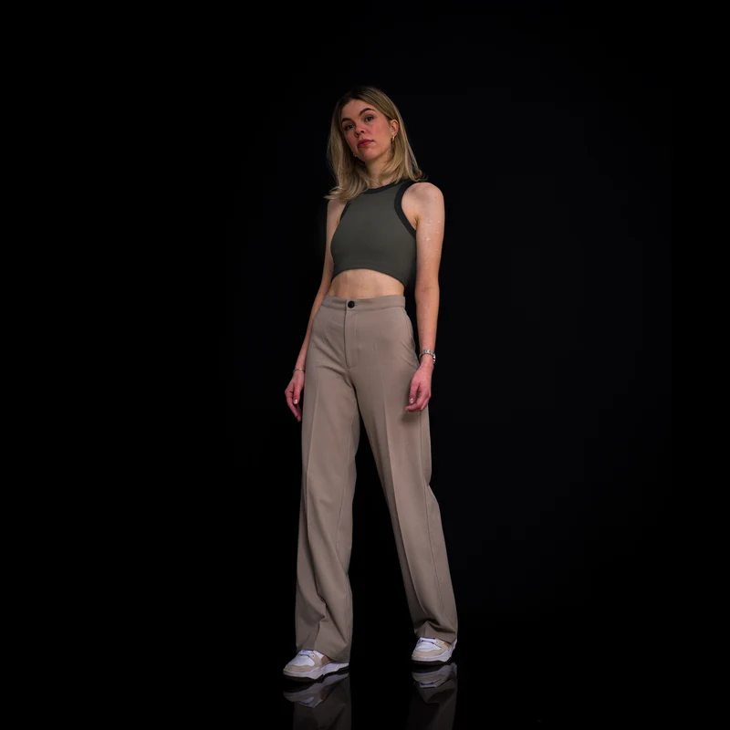 Rib Top Cropped