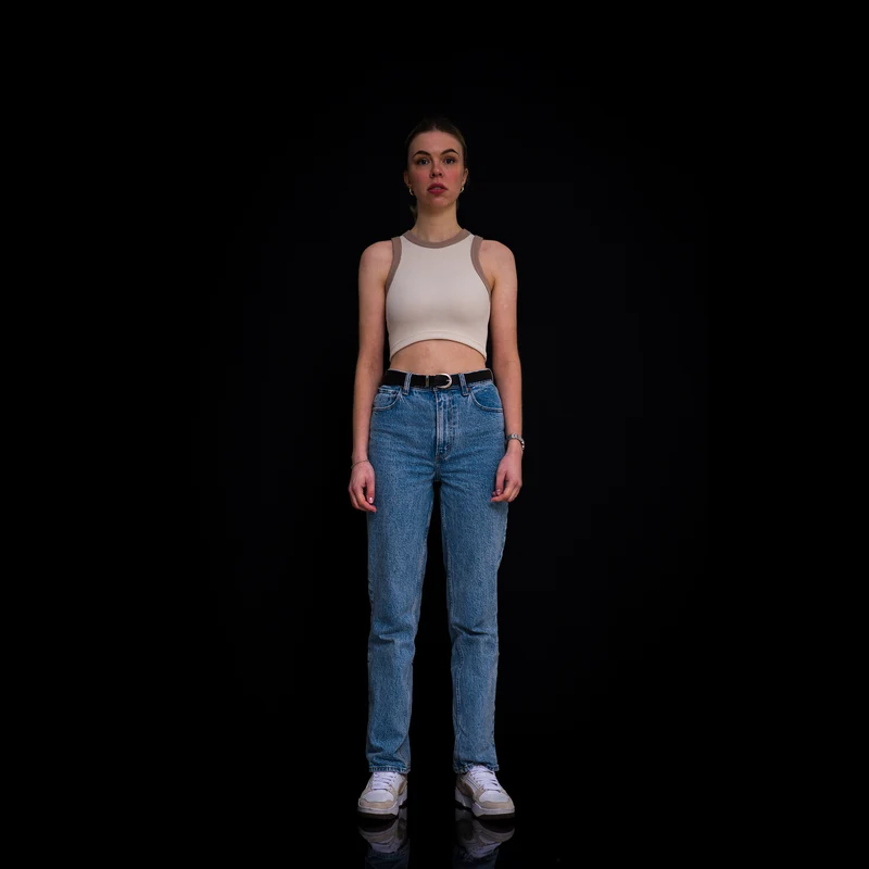Rib Top Cropped